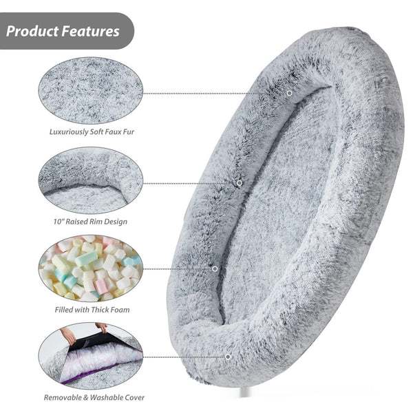 Sofá Cama Queen Extragrande para Dueño y Mascota