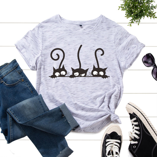 Camiseta de Algodón para Mujer - Manga Corta Perfecta para Verano - Image 6