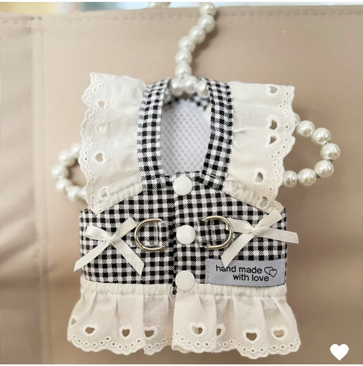 Vestido Pastoral Ligero para Perros y Gatos con Arnés de Tracción - Image 6