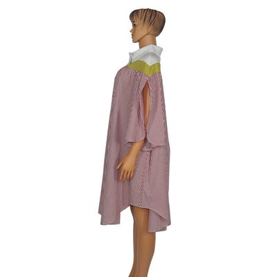 Vestido Camisero Suelto a Rayas para Mujer - Image 10