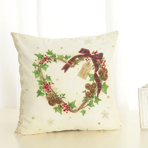 Funda de Cojín Navideño para Sofá sin Núcleo Interior