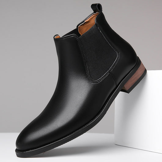Botas Chelsea de Cuero para Hombre - Estilo Ejecutivo Puntiagudo - Image 17