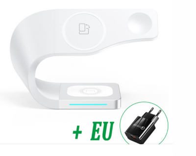 Estación de Carga Inalámbrica 3 en 1 para Smartphone, Reloj y Auriculares - Image 11