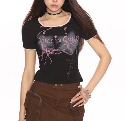 Playera Mariposa Graffiti Luminoso - Diseño Urbano Manga Corta - Image 10