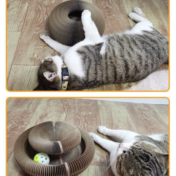 Nido de Cartón Corrugado Plegable para Gatos