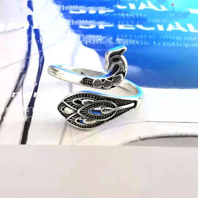 Anillo Vintage con Gancho de Línea Doble - Image 16