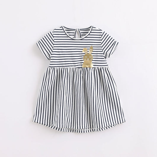 Vestido de Niña a Rayas Tejido en Telar - Image 11