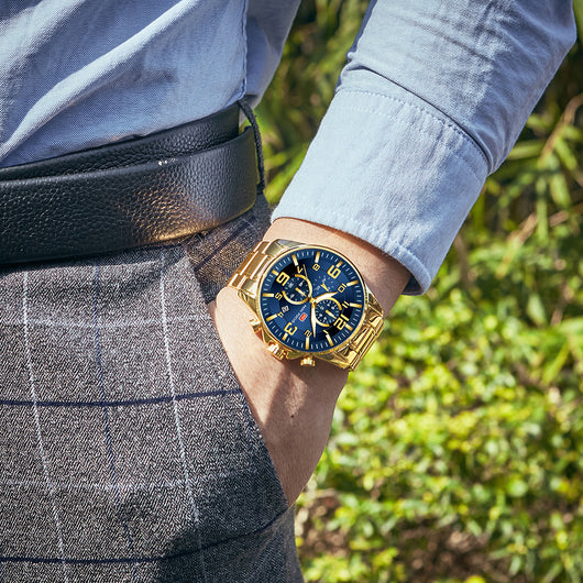 Reloj de Acero Inoxidable Luminoso Resistente al Agua para Hombre - Image 10