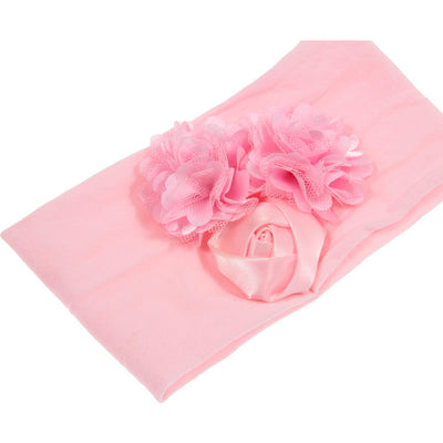 Diadema para Bebé con Flor de Satén y Malla - Image 16