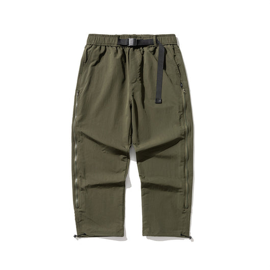 Pantalones Casuales Hombre Corte Entallado con Estampado y Cierre - Image 26