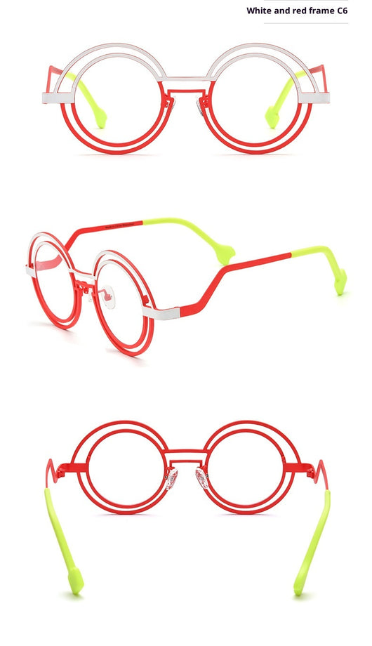 Gafas Redondas de Titanio Puro Ultraligeras Multicolor - Image 16