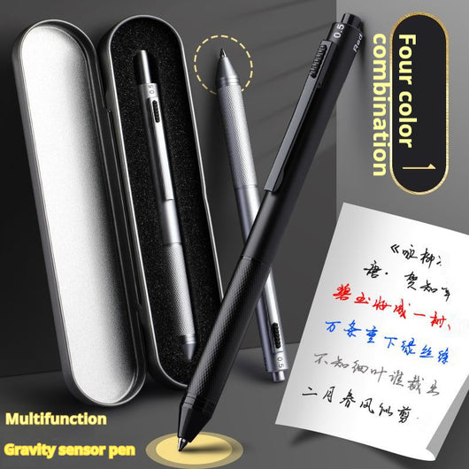 Bolígrafo de Precisión 4 Colores con Tecnología de Inducción por Gravedad - Image 3