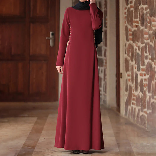 Vestido Elegante de Moda Oriente Medio para Mujer