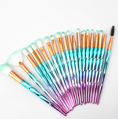 Set de 20 Sombras Multicolor con Brochas Profesionales de Maquillaje - Image 8