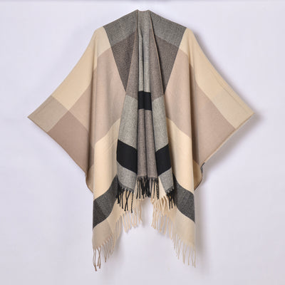 Chal con Borlas y Diseño Escocés Jacquard - Image 16