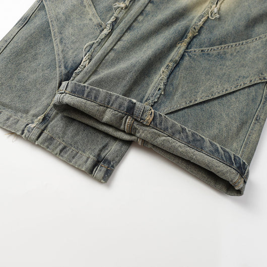 Pantalones Vaqueros Desgastados con Personalidad para Hombre - Image 18