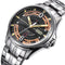 Reloj de Cuarzo Acero Inoxidable con Calendario - Elegancia Profesional