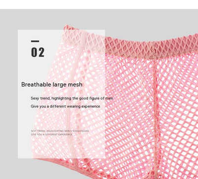 Bóxers de Malla Transpirable para Hombre - Diseño Fishnet Moderno - Image 14