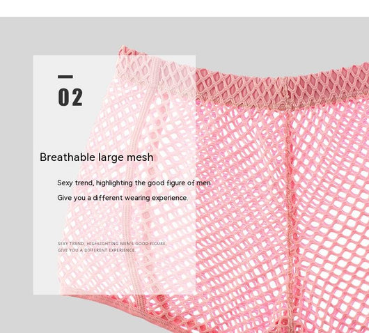 Bóxers de Malla Transpirable para Hombre - Diseño Fishnet Moderno - Image 14