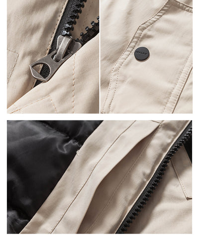 Chaqueta Acolchada de Algodón Grueso para Hombre - Image 9