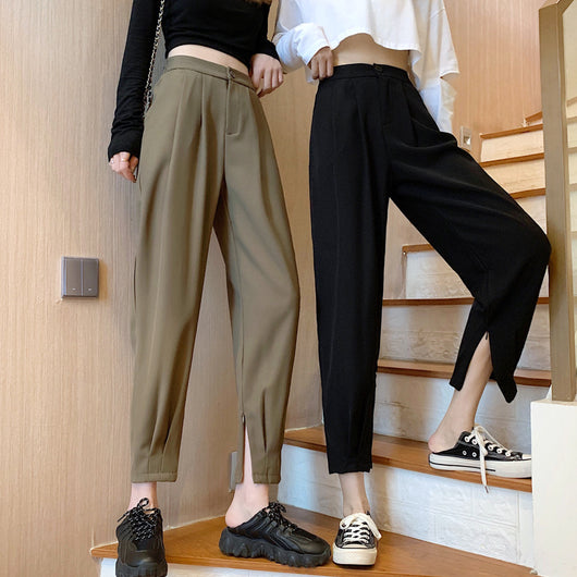 Pantalón de Vestir Talle Grande Cintura Alta Recto y Suelto - Image 5