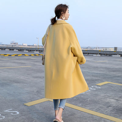 Abrigo Cashmere Reversible Largo Suelto - Image 11