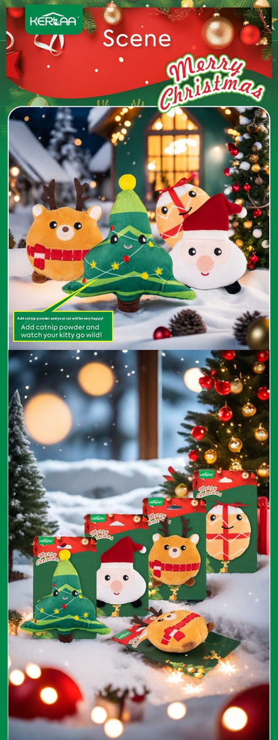 Juguete Peluche Navideño para Gatos con Catnip - Image 12