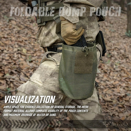 Bolsa Táctica de Cintura Plegable para Deportes al Aire Libre