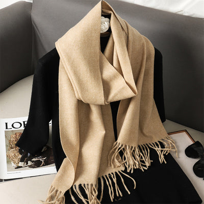 Pashmina Cálida de Color Sólido para Mujer - Chal Suave Estilo Cashmere - Image 13