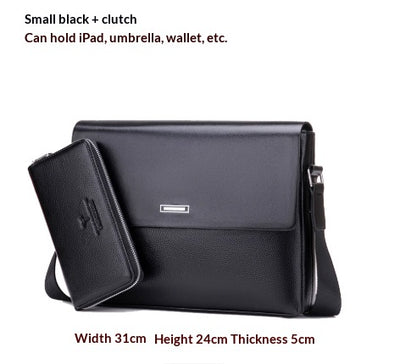 Bolsa de Cuero Premium para Hombre: Negocios y Casual - Image 17