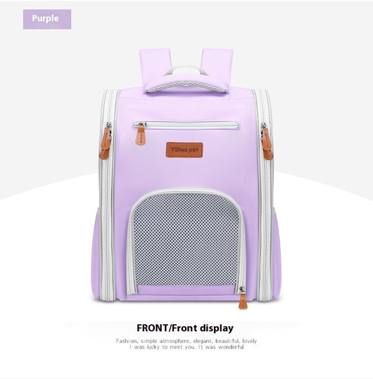 Mochila Transportadora Respirable para Mascotas - Plegable y Portátil - Image 32