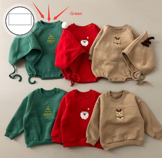Enterizo Acolchado de Terciopelo para Bebés y Niños Pequeños - Image 6