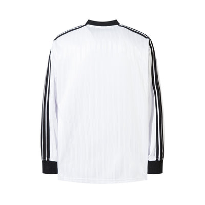 Playera Holgada de Rayas con Letras Europeas y Americanas - Manga Larga para Hombre - Image 14