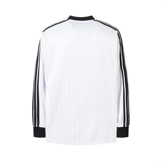 Playera Holgada de Rayas con Letras Europeas y Americanas - Manga Larga para Hombre - Image 14