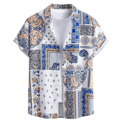 Camisa Hawaiana Versátil de Manga Corta para Hombre - Image 13