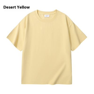 Camiseta Básica de Pareja Unisex - Colores Sólidos Modernos - Image 18