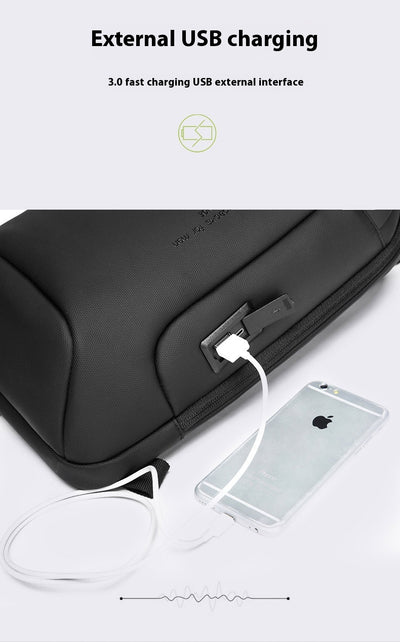 Bolsa Ejecutiva Casual con Puerto USB para Hombre - Image 23