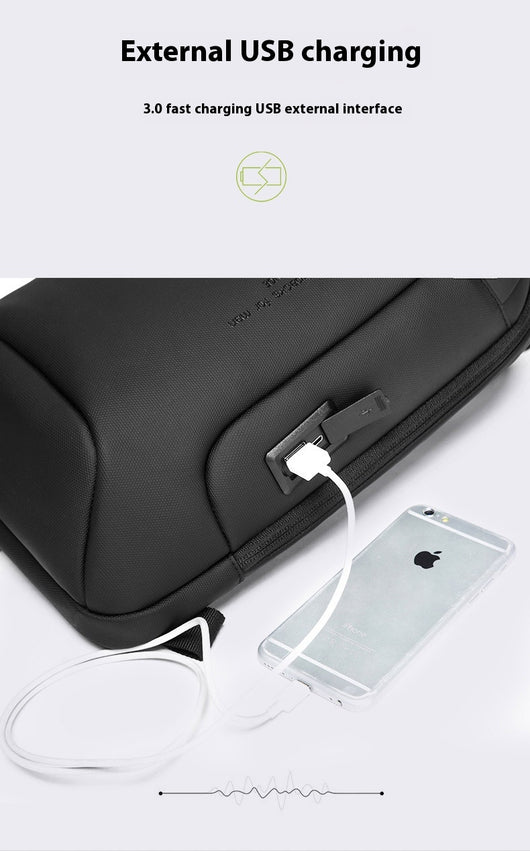 Bolsa Ejecutiva Casual con Puerto USB para Hombre - Image 23