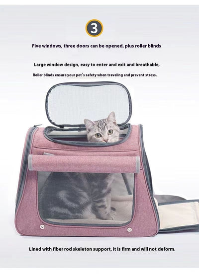 Bolsa Transportadora para Gatos Transpirable de Gran Capacidad - Image 20