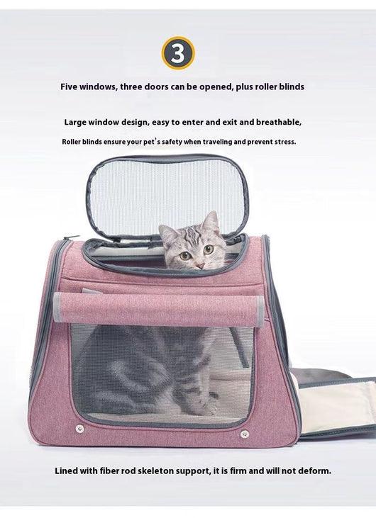 Bolsa Transportadora para Gatos Transpirable de Gran Capacidad - Image 20