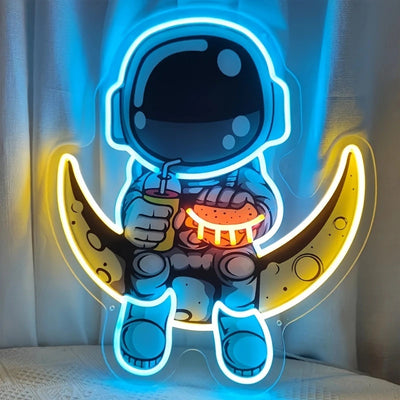 Lámpara de Pared Astronauta Neón LED