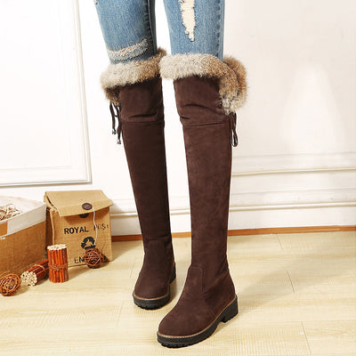 Botas Altas de Gamuza para Mujer Tallas Grandes 40-44 Otoño Invierno - Image 4