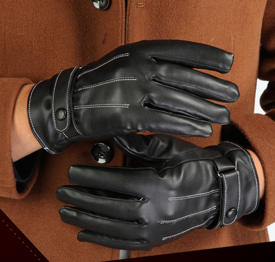 Guantes de Cuero PU Térmicos Premium para Deportes de Invierno con Pantalla Táctil