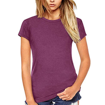 Blusa Clásica de Cuello Redondo Manga Corta - Estilo Europeo - Image 4