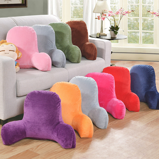 Cojín de Pana Liso con Soporte Lumbar