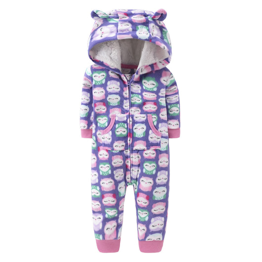 Enterizo Polar Bebé con Capucha y Mangas Largas - Image 19
