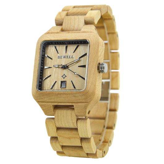 Reloj de Cuarzo para Hombre Estilo Europeo Bambú Elegante - Image 7