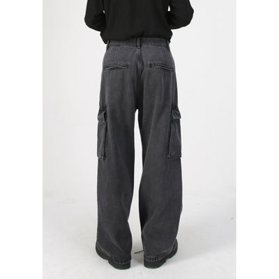 Pantalones Vaqueros Holgados Vintage Hip-hop para Hombre - Image 10