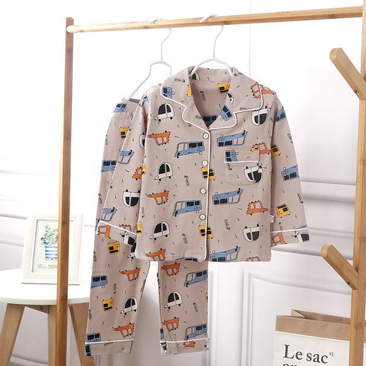 Pijama Infantil de Algodón para Primavera y Otoño - Image 2