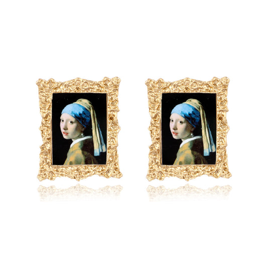 Aretes de Aleación Inspirados en Álbumes - Diseño Creativo y Trendy - Image 2